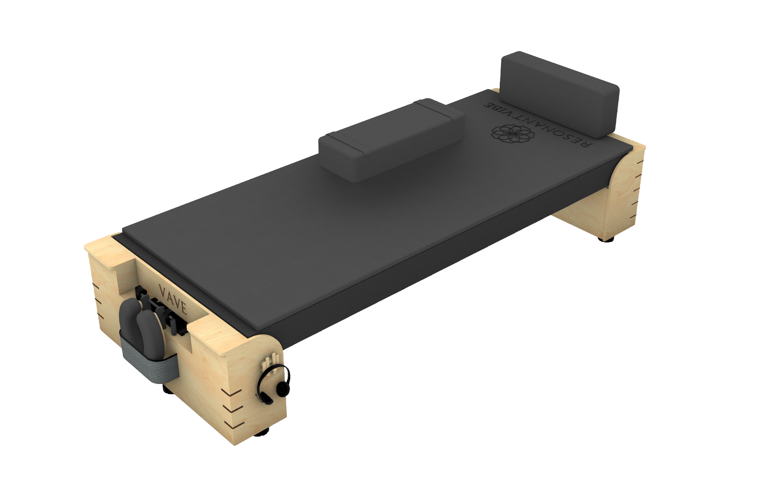 Untitled (6) VAVE™ vibroacoustic therapy bed by ResonantVibe featuring integrated resonant platform and modular wood base